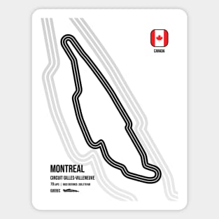 Montreal Race Track Magnet